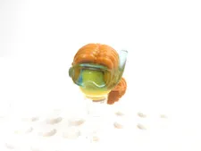 LEGO Dark Orange Female Girl Hair w/ Scuba Goggles Minifig I12