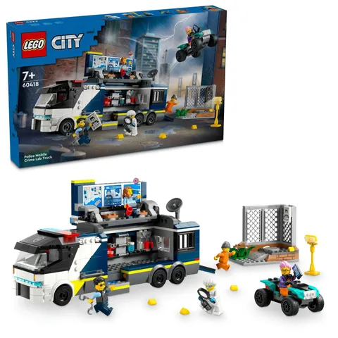 LEGO City Police Truck Crime Lab Toy Present Block Boys Girls Children 6 Years O