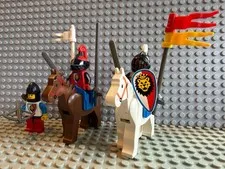 LEGO royal knights on horseback