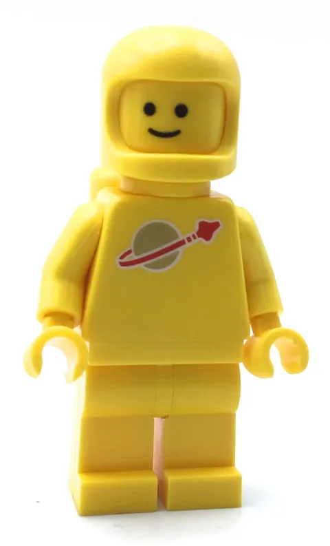 LEGO CLASSIC YELLOW SPACE MAN MINIFIGURE ASTRONAUT VINTAGE FIG