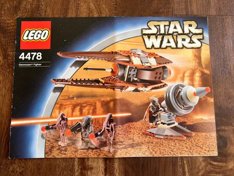 Lego Star Wars Geonosian Fighter 4478 Year 2003 Instruction Manual Booklet