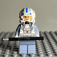 LEGO Star Wars Sw0265 Clone Trooper Pilot Captain Jag Clone Minifigure - 3D