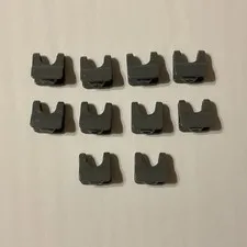 LEGO Hero Factory Arm Leg Extender Lot of 10 Pieces - Dark Bluish Gray