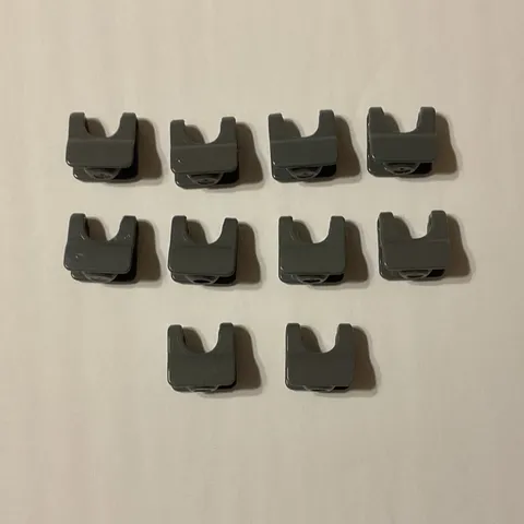 LEGO Hero Factory Arm Leg Extender Lot of 10 Pieces - Dark Bluish Gray