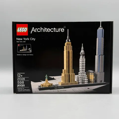 LEGO ARCHITECTURE: New York City (21028) New in Box Micro-Scale Building Toy NEW