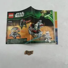 LEGO Star Wars Clone Troopers vs. Droidekas 75000 Instruction Manual ONLY