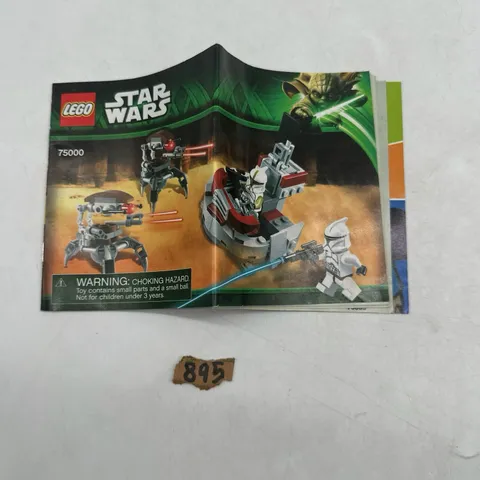 LEGO Star Wars Clone Troopers vs. Droidekas 75000 Instruction Manual ONLY