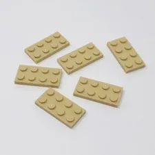 3020 LEGO Parts Plate 2x4 TAN (6)