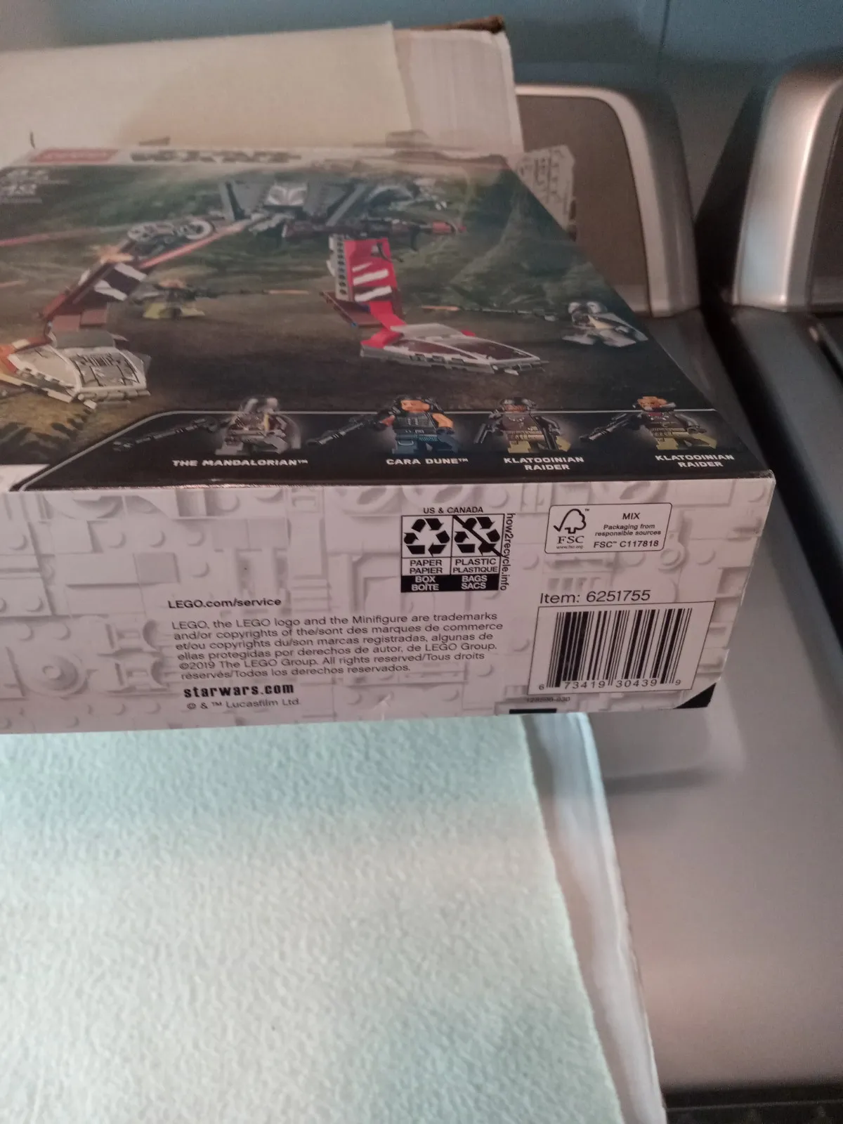Lego Star Wars AT - ST Raider #75254 (box and book only) used,