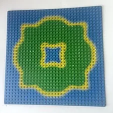 Lego Vintage Forbidden Island 6270 32 X 32 Baseplate with Island and Lagoon 10"
