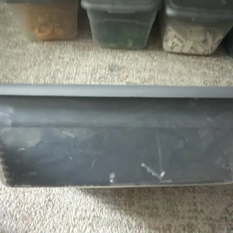 LEGO Bulk Lot Black Bricks Pieces & Parts Loose in Plastic Tub