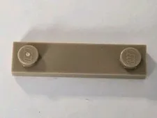 LEGO Parts - Dark Tan Plate 1 x 4 with 2 Studs with Groove - No 41740
