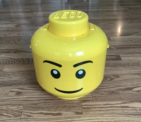 Lego Head Storage Container Used