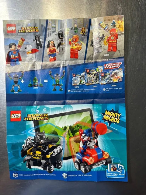 2018 LEGO  Manual Booklet Used Condition