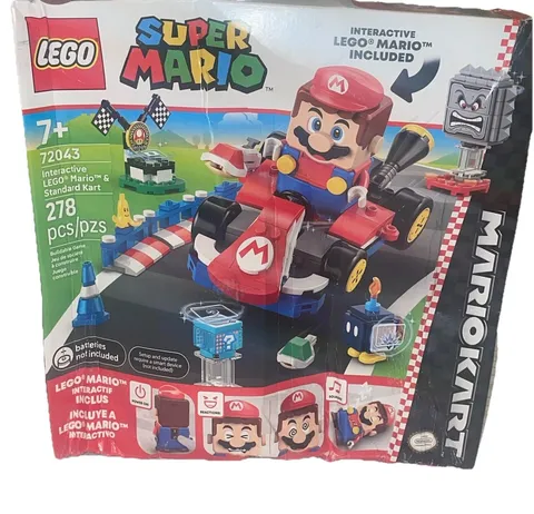 LEGO Super Mario Interactive LEGO Mario & Standard Kart #72043 (Damaged Box) NIB