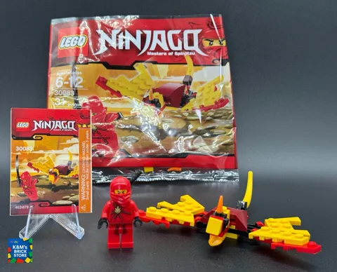 LEGO NINJAGO: Dragon Fight (30083) 100% Complete MINT