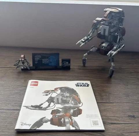 Lego 75381 Star Wars Buildable Droideka Model Droid 100% Complete w/ Manual