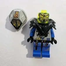 LEGO Minifigure - UFO Zotaxian Alien Blue Officer (Commander X) sp042