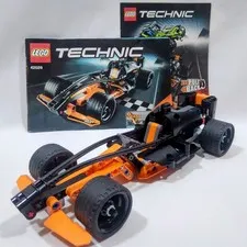 🔥LEGO Technic 42026 Black Champion Racer Complete w/ Manuel ~ Missing Stickers