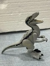 LEGO Minifigure Dinosaur Raptor Velociraptor w/ Dark Blue & Tan Marking Jurassic