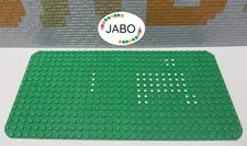 ( R3/PB 5 ) LEGO 374px1 plate 16x32 green Set 352 Windmill and Lorry 1972