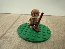 LEGO Icons: Farmer Odo Proudfoot Minifigure 10354 Shire lor147 (+Broom)