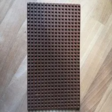 1 - GENUINE LEGO 16 x 32 Brown Baseplate Stud Base Plates  - Clean Nice Flat