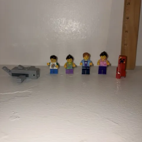 Lot Of Lego Minifigures City And Minecraft