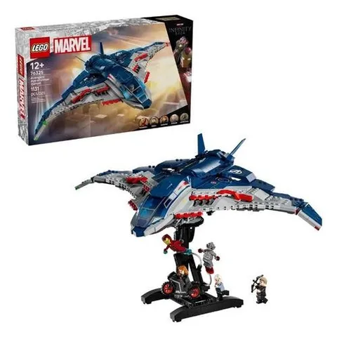 LEGO Marvel Avengers Age of Ultron Quinjet 76325 - New, Sealed, Box Damage