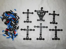 LEGO Bionicle Hero Factory Torso Lot of 6 w/ Skeletal ~ Plus 100 FREE Pins/Axles