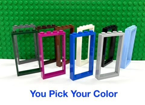 LEGO Door Frame 1x4x6 - NO Glass "You Pick Your Color and Qty" NEW