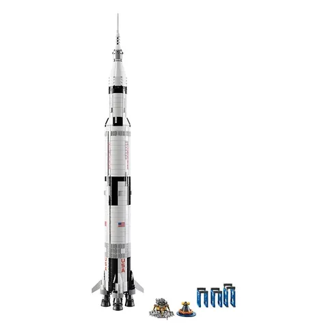 LEGO Ideas NASA Apollo Saturn V 21309 Complete Set Used No Box/Instructions