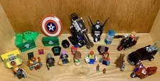 Lego Super Heroes Minifigures Parts Lot Iron Man Spider-man Thor Thanos Avengers