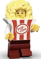 Lego 71034 Series 23 Popcorn Costume Minifig Mini-Figure Theater Movie (Unbuilt)