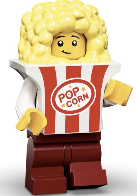 Lego 71034 Series 23 Popcorn Costume Minifig Mini-Figure Theater Movie (Unbuilt)