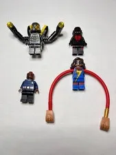 LEGO Marvel Minifigure Lot Yellow Jacket Hank Pym Nick Fury Ms Marvel SH Figures