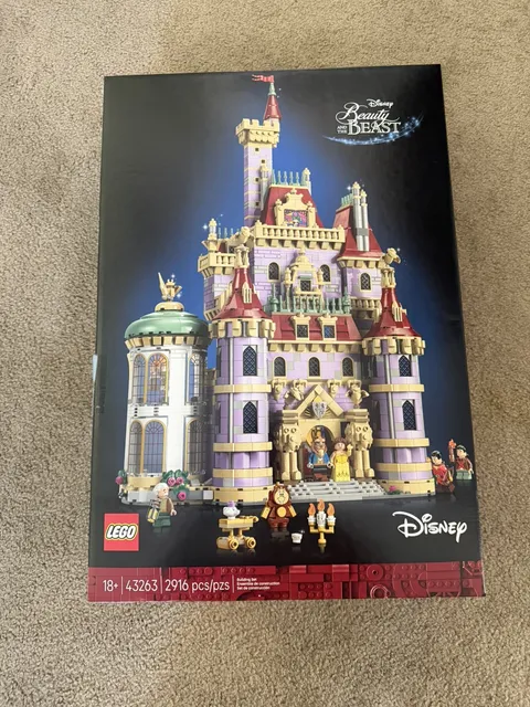 LEGO Disney 43263 Beauty and the Beast Castle – New Sealed | Ships Fast