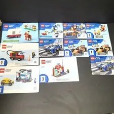 Lot of 21 Lego Manuals/Instructions Only -City/star wars/Creator/jurassic park