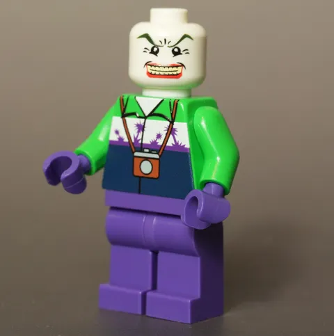 Lego DC Batman Tropical Joker Minifigure Lego Batman Video Game Custom Printed