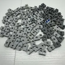 Lego Technic Bricks With Hole & Axel Hole Bulk Lot Of 110 Light & Dark Gray