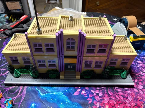 Springfield Elementary School Building Block Set Simpsons Compatible 3500+ PCS