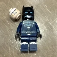 LEGO Batman Plastic Minifigure w/ Alternate Head Piece