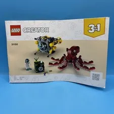 2022 Lego Creator 31130 84-page Construction Building Manual Booklet - 3-in-1