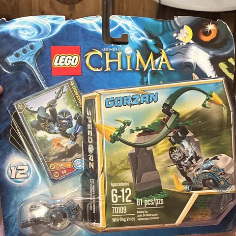 LEGO Legends of Chima Speedorz 70109 Whirling Vines Gorzan 81 pcs 6-12
