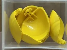 LEGO Parts - Yellow Large Figure Armor, Round, Smooth - No 1686 - QTY 5