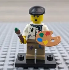 LEGO minifigure Artist 8804 CMF Series 4 col062 Palette Painter 2011 Retired