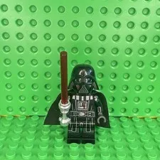LEGO Star Wars Darth Vader Minifigure sw1273 w Starched Fabric Cape & Lightsaber