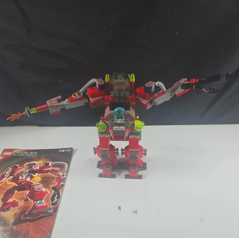 Lego Life on Mars 7314 Recon-Mech RP w  Minifig and  MANUAL 