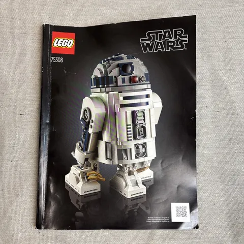 Lego Instructions Only Star Wars Sculptures 75308 R2-D2, Manual Booklet Book
