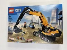LEGO City Yellow Construction Excavator 60420 Set - New Factory Sealed Retired